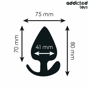 ADDICTED TOYS - TAPPO ANALE TAGLIA L 8 CM